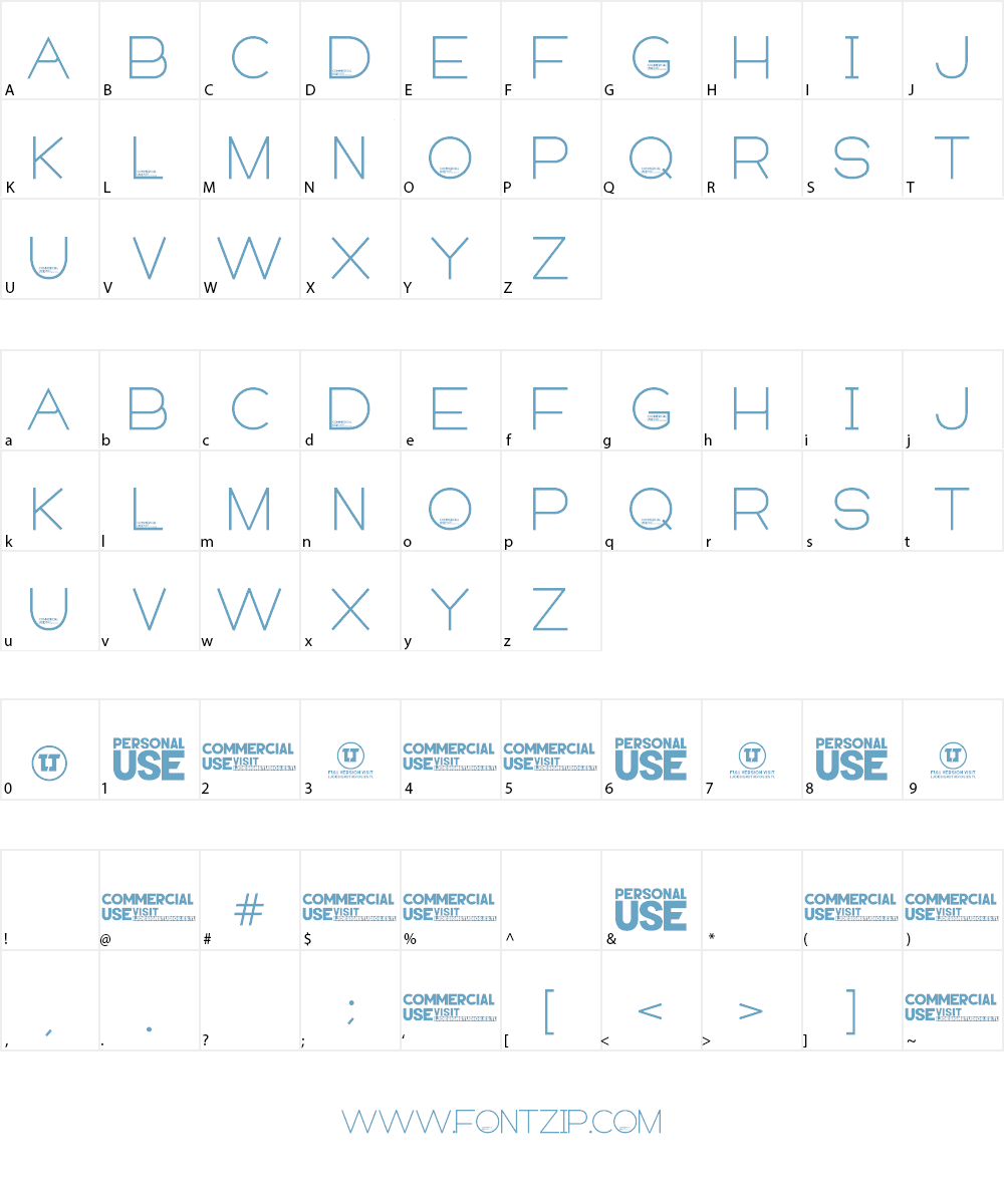 FINA Font Character